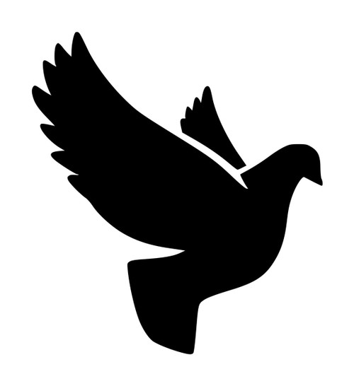 DOVE Vinyl Decal Sticker -V2- Pigeon Peace Love Mother Mary Christian Ishtar