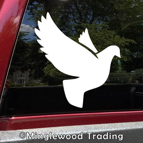 DOVE Vinyl Decal Sticker -V2- Pigeon Peace Love Mother Mary Christian Ishtar