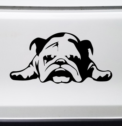BULLDOG Vinyl Sticker -V4- English Bully Dog Puppy American - Die Cut Decal