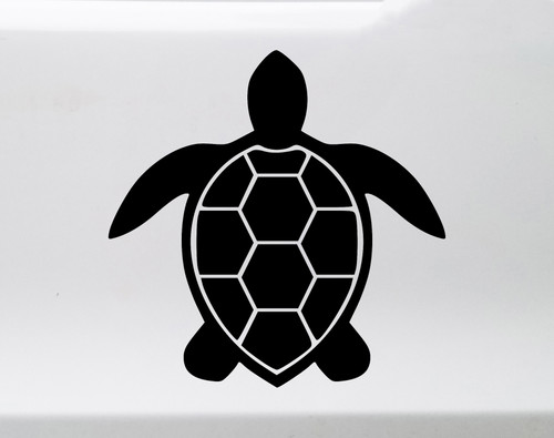 Sea Turtle V2 Vinyl Decal - Ocean Marine - Die Cut Sticker