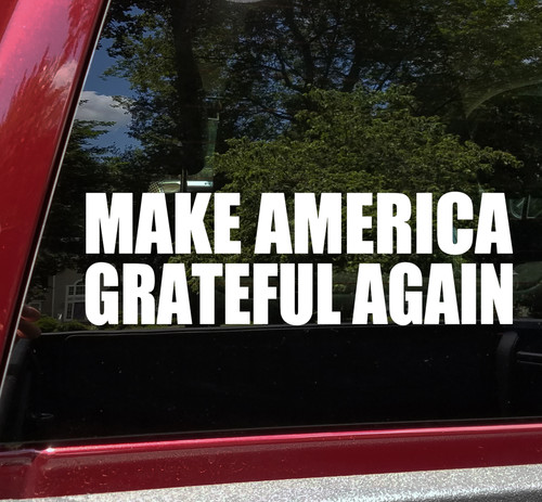 Make America Grateful Again Vinyl Decal - MAGA The Grateful Dead Jerry Garcia - Die Cut Sticker