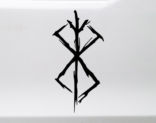 Berserk Norse Runes Vinyl Decal V2 - Viking Berserker - Die Cut Sticker
