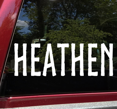 Heathen Vinyl Decal V2 - Norse Viking Barbarian - Die Cut Sticker
Heathen Vinyl Decal V2 - Norse Viking Barbarian - Die Cut Sticker
