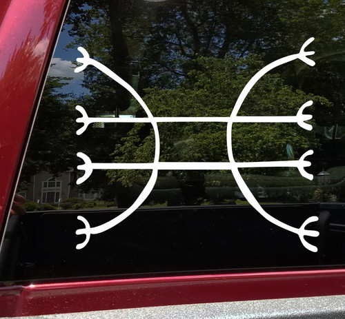 Ginfaxi Vinyl Sticker - Icelandic Magical Stave Courage in Combat