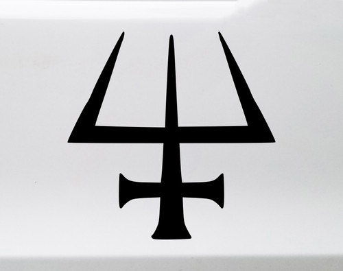 Essence Symbol Vinyl Decal - Alchemy Spiritus Lucifer's Cross - Die Cut Sticker