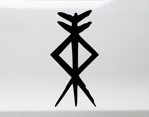 Prosperity Bindrune Vinyl Decal - Viking Norse Symbol - Die Cut Sticker