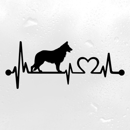 EZSTIK German Shorthaired Pointer Little Heart J609 - 6 Inch Dog Decal Sticker