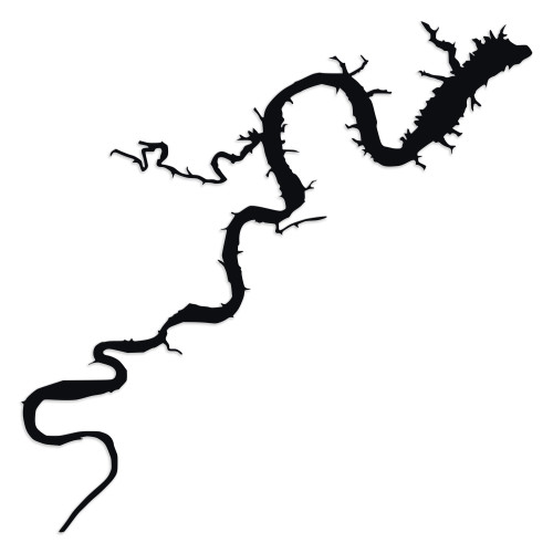 Claytor Lake vinyl decal - Virginia lake life camping hiking fishing kayak nature design