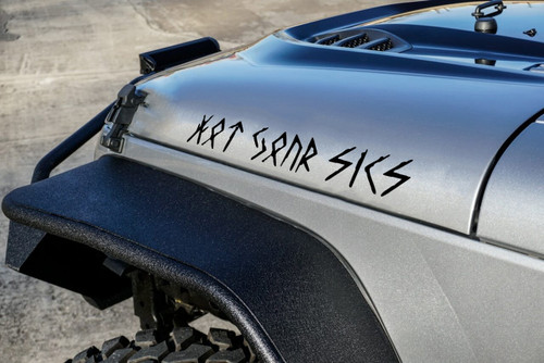 Got Your Six Futhark runes vinyl sticker decal waterproof Viking Norse Celtic inspired design cut from solid vinyl