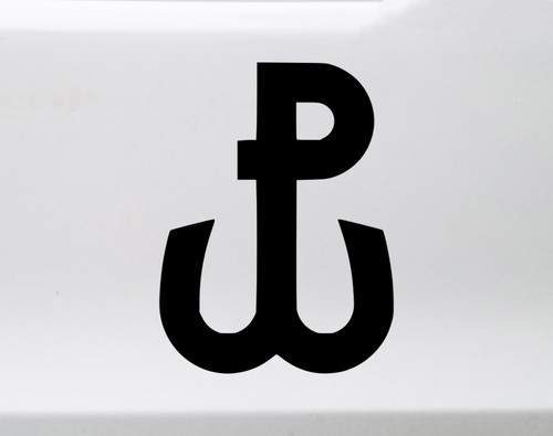 kotwica polish anchor vinyl sticker decal featuring historic Polish heritage and patriotic symbolic design