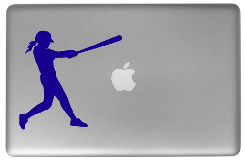 Softball Player Vinyl Decal -  Fastpitch - Die Cut Sticker