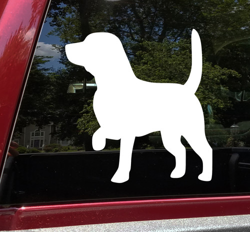 Beagle Vinyl Decal - Dog Hound English Puppy - Die Cut Sticker
