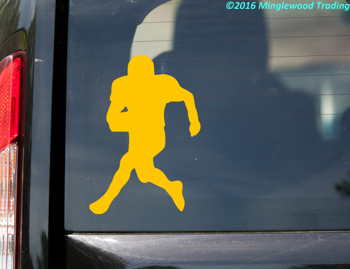 FOOTBALL PLAYER -V2- Vinyl Sticker - Running Back Wide Receiver - Die Cut Decal