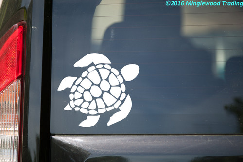 Sea Turtle Vinyl Decal - Tortoise Leatherback - Die Cut Sticker