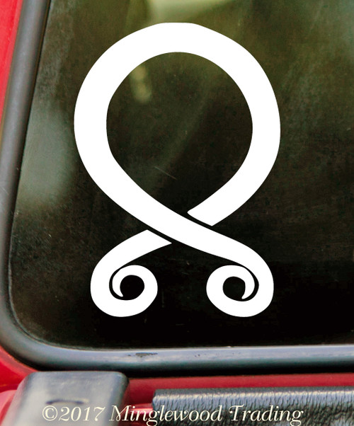 TROLL CROSS Vinyl Sticker - Trollkors - Norse Protection Symbol