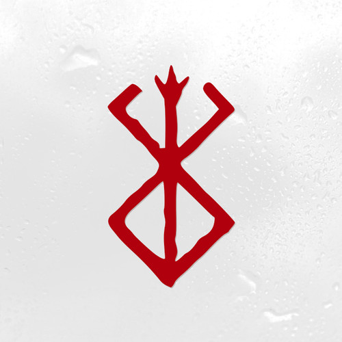Berserk Rune Vinyl Decal - Viking Rune Symbol - Die Cut Sticker