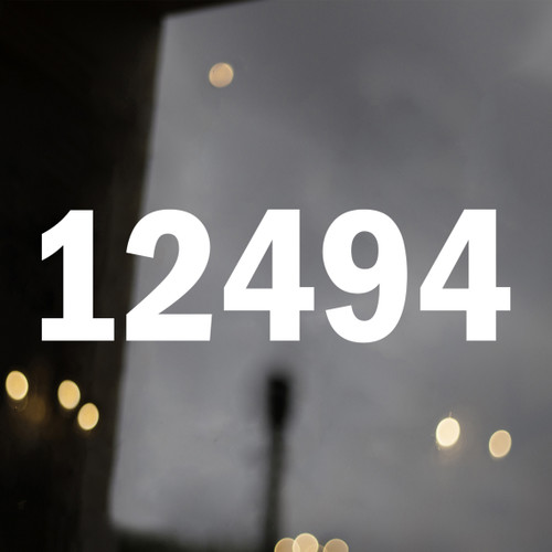 Large Storefront Window Numbers Sticker Decal Large storefront address ...