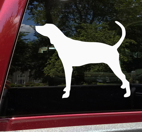 Walker Hound Vinyl Sticker Treeing Coonhound Dog Puppy - Die Cut Decal