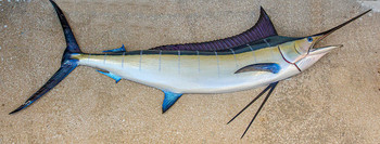 Blue Marlin fiberglass fish replica