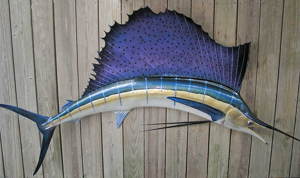 Sailfish fiberglass fish replica