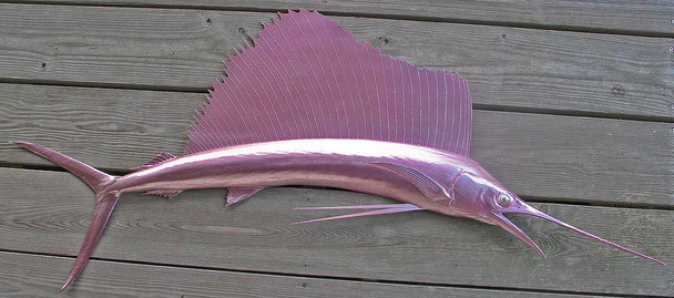 Fish Mount Design Concepts-Pink Sailfish Replica