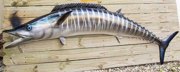 58 Wahoo Half Mount Fish Replica