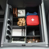 Organized overhead view of Vehicle OCD Organizers by BaseLayer Ford F-150 with Column-Shift - Center Console Organizer 2004-2014