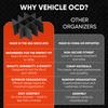 Vehicle OCD Organizers by BaseLayer Ford F-150 with Floor-Shift - Center Console Organizer 2009-2014 comparison infographic