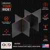 Vehicle OCD Organizers by BaseLayer Subaru Outback/Legacy - Center Console Organizer 2015-2019 Dimensions Infographic