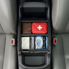 Installed Vehicle OCD Organizers by BaseLayer for Toyota 4Runner - Center Console Tray 2003-2009 overhead view organized