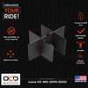 Vehicle OCD Organizers by BaseLayer Lexus GX 460 - Center Console Organizer 2010-2023 Dimensions Infographic