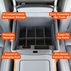Vehicle OCD Organizers by BaseLayer Chevrolet Suburban and Tahoe / GMC Yukon and Yukon XL - Center Console Organizer design features infographic