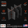 Vehicle OCD Organizers by BaseLayer Toyota Camry - Center Console Organizer 2018-2019 Dimensions Infographic