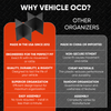 Vehicle OCD Organizers by BaseLayer Cadillac Escalade - Center Console Organizer 2015-2020 Comparison Infographic