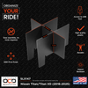 Vehicle OCD Organizers by BaseLayer Nissan Titan / Titan XD - Center Console Organizer 2016-2024 Dimensions Infographic