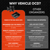 Vehicle OCD Organizers by BaseLayer Toyota 4Runner 2010-2024 organizer set comparison infographic