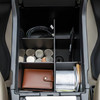 Installed Vehicle OCD Organizers by BaseLayer Toyota 4Runner 2003-2009 Center Console divider overhead view