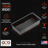 Vehicle OCD Organizers by BaseLayer for Toyota Tacoma 2005-2015 Tray Dimensions  and design features infographic