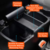 Installed Vehicle OCD Organizers by BaseLayer for Toyota Tacoma 2005-2015 Tray features infographic