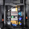 Installed Vehicle OCD Organizer by BaseLayer for Toyota Tundra - Center Console divider overhead view