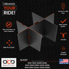 Vehicle OCD Organizers by BaseLayer RAM 1500 Classic/1500/2500/3500 - Lower Center Console Organizer Dimensions Infographic