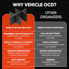 Vehicle OCD Organizers by BaseLayer GMC Sierra 1500/2500 HD/3500 HD and Chevrolet Silverado 1500/2500 HD/3500 HD - Center Console Organizer Why Vehicle OCD infographic