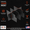 Vehicle OCD Organizers by BaseLayer Chevrolet Silverado 1500/2500/3500 HD and GMC Sierra 1500/2500/3500 HD - Center Console Organization tray design features infographic