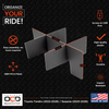 Toyota Tundra 2022+ / Sequoia 2023+ center console divider design feature infographic