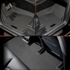 BaseLayer Tesla Model Y Three-piece floor liner set installed