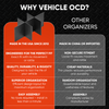 Vehicle OCD by BaseLayer for Honda CR-V 2023-2025 Center Console Organizer Comparison Infographic
