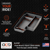 Ford Bronco Sport 2021-2026  and Ford Escape 2020-2026  Center Console Tray Dimensions Infographic