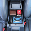 Installed Vehicle OCD by BaseLayer for Ford Bronco 2021-2024 Center Console Tray overhead view