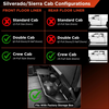 Chevrolet Silverado 2500/3500 HD cab configuration infographic