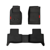 Chevrolet Colorado and GMC Canyon three piece custom fit floor liners in red